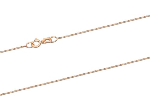 9ct rose gold necklace chain - 9ct,