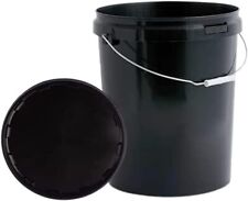 Bucket + Lid Tub Pail Container Plastic Tamper Handle 1L 3L 5L 10L 20L 25L 30L