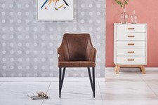 Faux Leather Armchair Dining