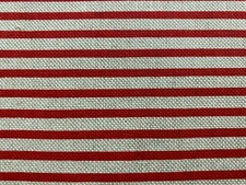 Hogsfoot Horizontal Stripe Red