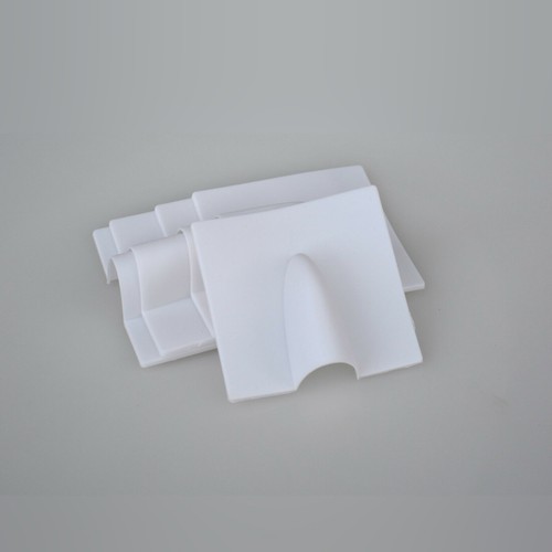 White blow out plate - out,