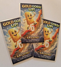 SET OF 3, 24K  GOLD INFLATION