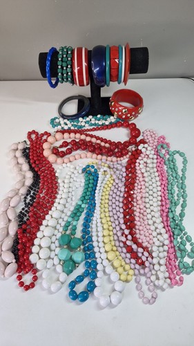 Vintage beaded necklaces - vintage,