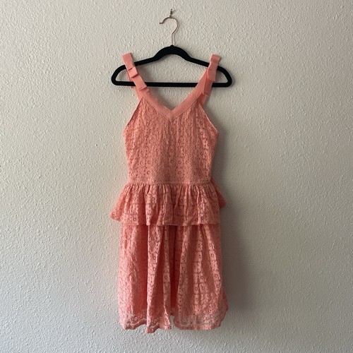 Bcbg girls coral lace party - bcbg,