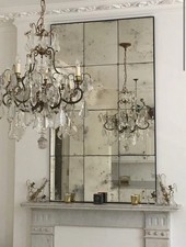 Luxury Antique Panel Mirror Large - Ex Showhome RRP £1750 Beautiful Condition