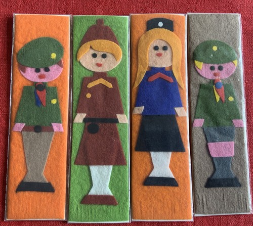 Vtg 1970s felt fabric - felt,