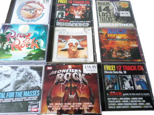 Rock music dvd used - 9,