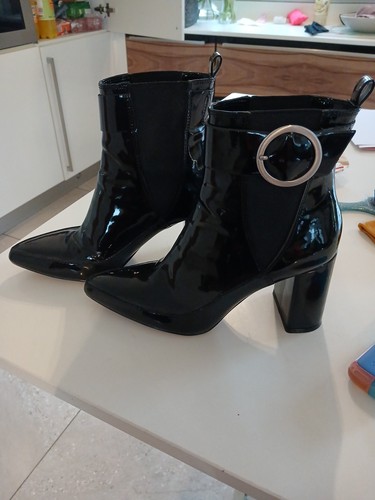 Women black boots - women's, size