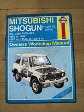 Mitsubishi Shogun & L200 Pick