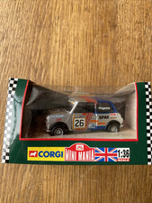 CORGI MIGHTY MINI CC 04439 ROVER UNIPART MINI SEVEN CHALLENGE Car No 26 Inc Cert