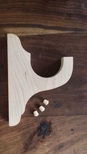Wooden Beech Bracket for 63mm