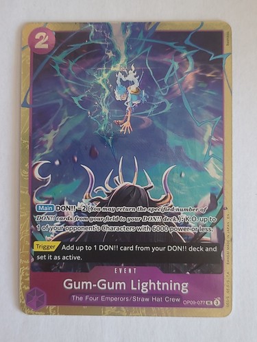 Gum lightning op09 - gum-gum, op09-077