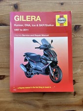 Haynes Manual Gilera Runner, DNA, Ice & SKP/Stalker 1997 to 2011