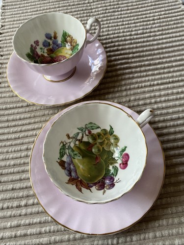 Aynsley pair vintage - of, tea