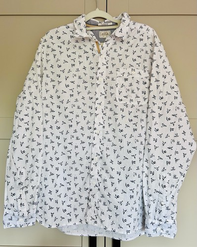 White stuff bird print shirt - bird,