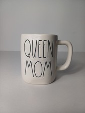 Rae Dunn Queen Mom Coffee Cup Mug Artisan Collection Magenta 