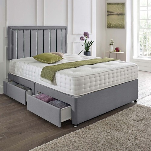 Luxury divan bed set with - bed,