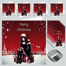 Gothic christmas cards with - cards,