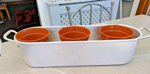 Vintage solid aluminium long - solid,