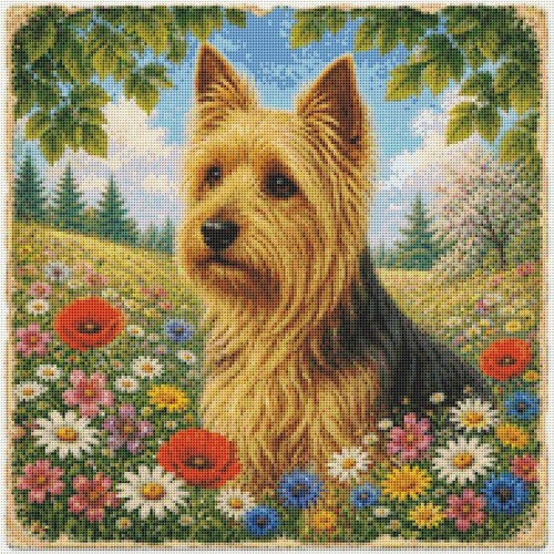 Australian silky terrier puppy - silky,