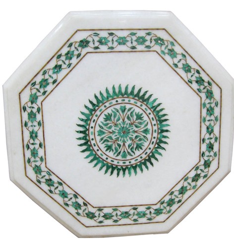 White marble coffee table - marble,