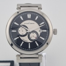 Jacques Lemans Black Leather
