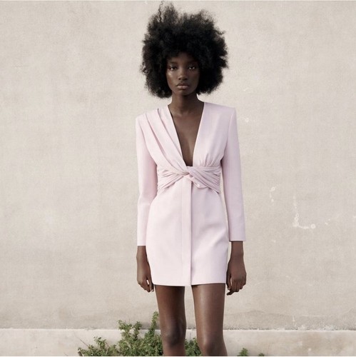 Zara pink draped - zara,