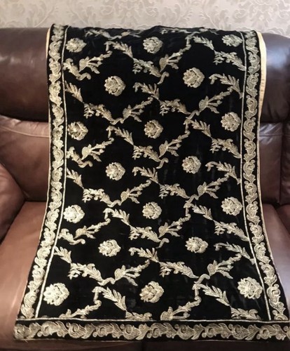 Velvet shawl designer - shawl,