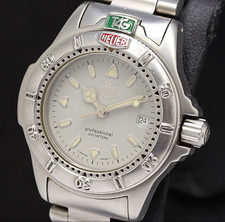 TAG HEUER Professional Swiss WF1410-0 Quartz Ladies Watch Tag Heuer Strap