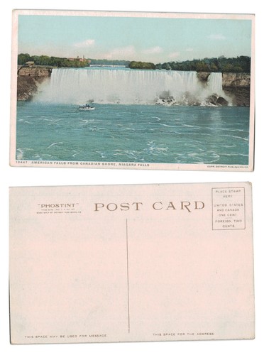 Postcard american falls - american,