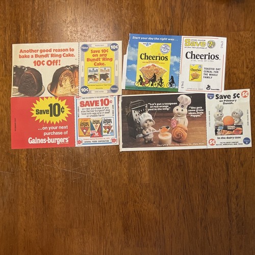 Pillsbury vintage food coupons - pillsbury,