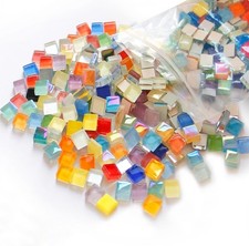 100pcs Rainbow Glass Mosaic