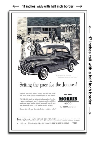 1958 morris 1000 - 1000, the