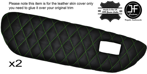 Green diamond stich front - green,