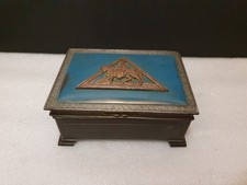 Vintage Pewter Trinket Box -