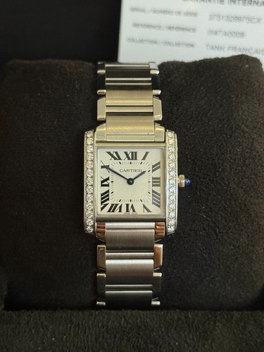Cartier tank factory diamond - cartier,