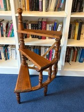 Vintage Wooden Library Steps