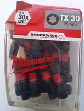 Milwaukee TX30 25mm Shockwave Impact Duty Screwdriver Bit Set