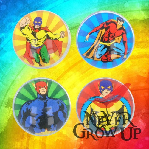 Superhero bouncy balls 50 - superhero,