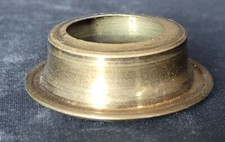 NOS brass oil lamp collars -