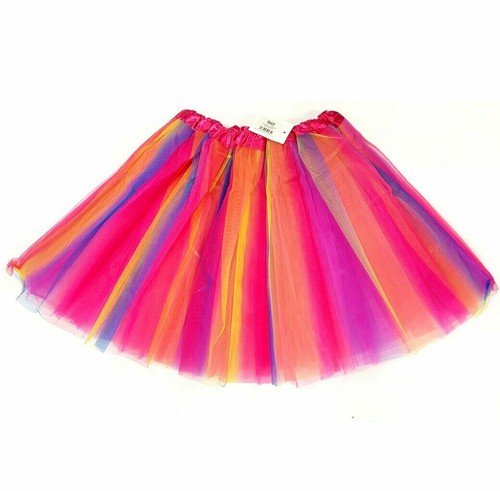 Rainbow multi tutu skirt - rainbow,