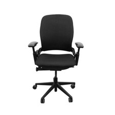 Steelcase: Leap V2 Office Chair Height Adjustable Arm Only - Black Fabric