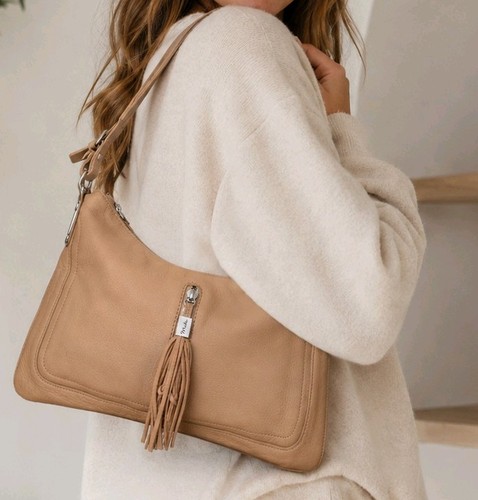 Modalu beige camel leather - beige,