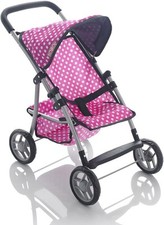 My First Doll's Pushchair - Collapsible Toy Pram For Girls