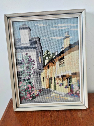 Framed tapestry picture - tapestry,