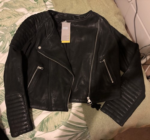 Genuine leather jacket - m,