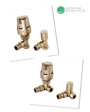 15mm Brushed Brass Angled &