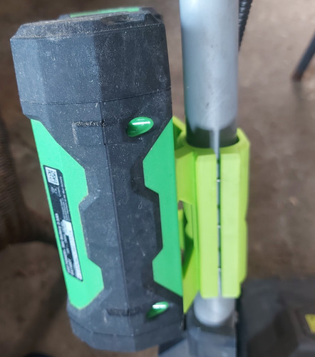 Ego mower battery mount - ego,