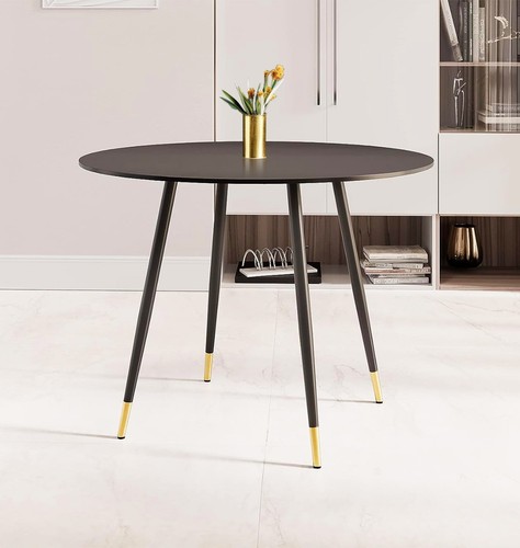 Dining table black wooden - dining, table,