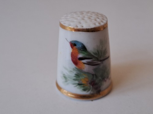 Royal worcester bird - royal, thimble